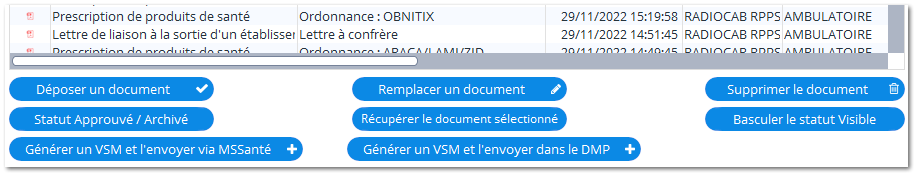 26.4. Accéder au DMP du patient à partir d'AlmaPro